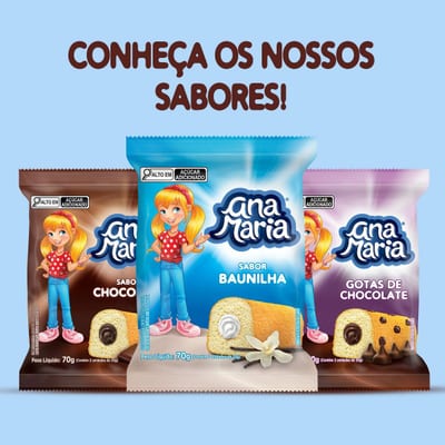 Bolinho Pullman Ana Maria 70 g Baunilha