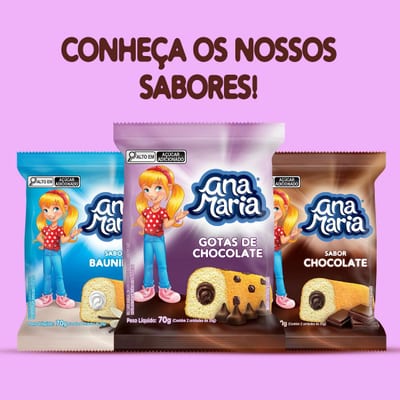 Bolinho Pullman Ana Maria 70 g Gotas de Choco