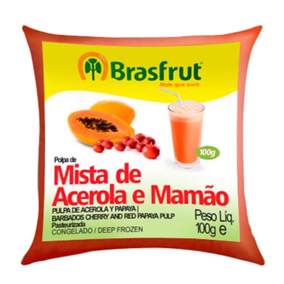 Polpa Fruta Brasfrut 100 g Caju