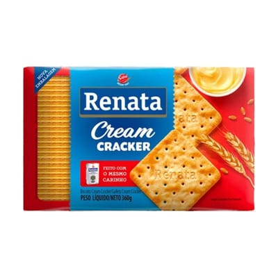 Biscoito Renata 360 g Cream Cracker