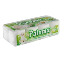 Papel Higiênico Paloma c/ 8 un Folha Simple Perfumado