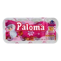 Papel Higiênico Paloma c/ 8 un Folha Simple Camomila