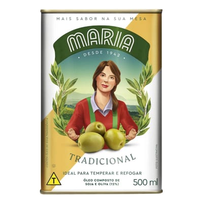 Óleo Composto Maria 500 ml Lata Tradicional