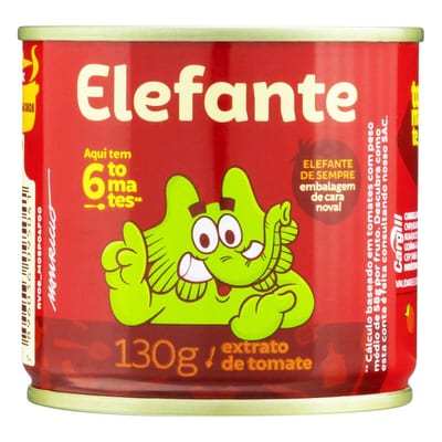Extrato de Tomate Elefante 130 g