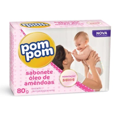 Sabonete Pom Pom 80 g Óleo Amendoas