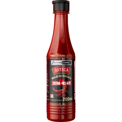 Molho de Pimenta Asteca 200 ml