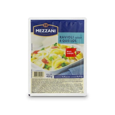 Ravioli Mezzani 4 Queijos 400 g