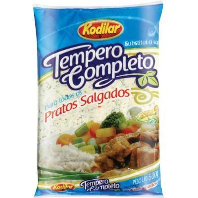 Tempero Completo Kodilar 500 g Pratos Salgados