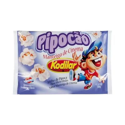 Pipocao Microondas Kodilar 100 g Manteiga Cinema