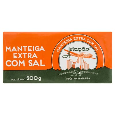 Manteiga Aviacao com Sal 200 g