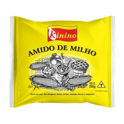 Amido de Milho Kinino 500 g Pacote