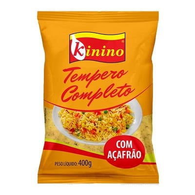 Tempero Completo Kinino 400 g com Acafrao