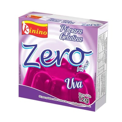 Gelatina Kinino Zero 12 g Morango