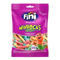 Bala de Gelatina Fini 90 g Minhocas Citric