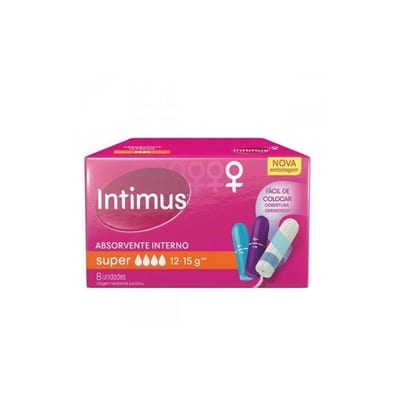 Absorvente Interno Intimus Gel 8 un Super
