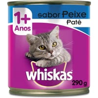 Petiscos Patê Whiskas Peixe 290 g