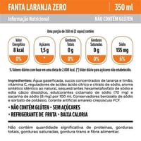 Refrigerante Fanta 350ml Zero