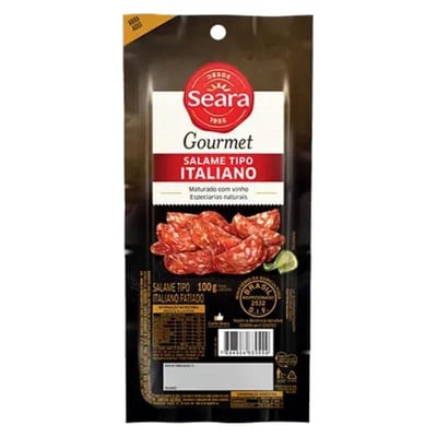 Salame Italiano Seara 100 g Fatiado