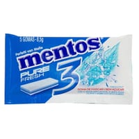 Goma Mascar Mentos 8,5 g Purê Fresh Purê Fruit
