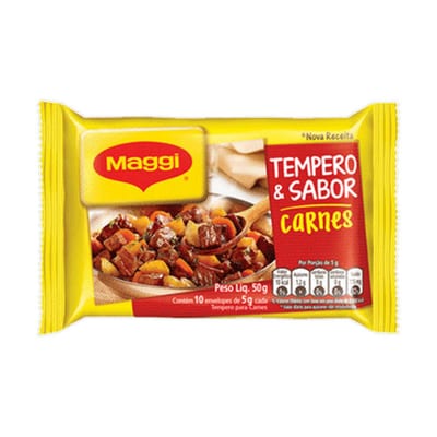 Tempero Maggi Tempero e Sabor 50 g Carnes