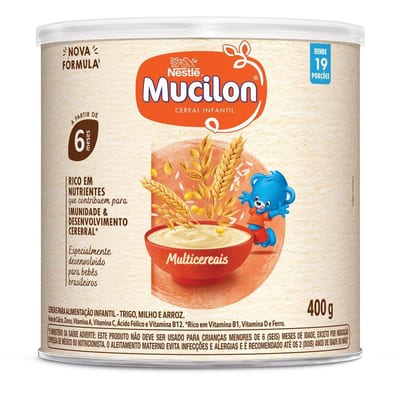 Cereal Nestle Mucilon 400 g Multi Cereais
