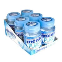 Goma Mascar Mentos Purê 56 g Garrafa Fresh