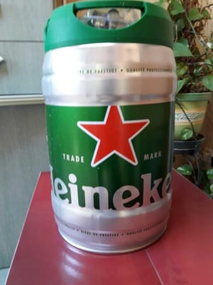 Barril Chopp Heineken 5 L