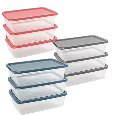 Cnjnt Pote Plstc 300 ml Red 5pcs