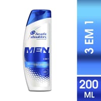 Shampoo Head & Shoulders 200ml Men 3 em 1