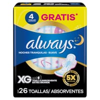 Absorvente Always Noites Tranq 26 un Extra Grande