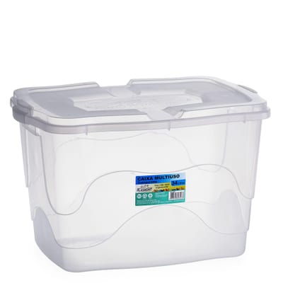 Caixa Multiuso Plasmont 6 L com Tampa