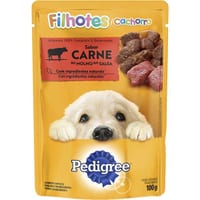 Ração Umida Pedigree Filhot 100 g Sc Carne Ao Molho