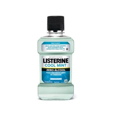 Enxgnt Bucal Listerine 250 ml Zero Menta Suave