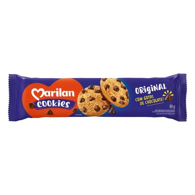 Biscoito Marilan Cookies 80 g Choco