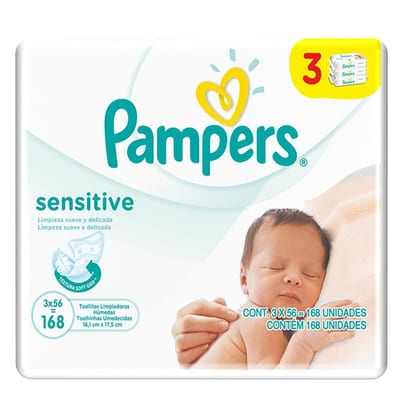 Toalhinha Umedecida Pampers 48 un