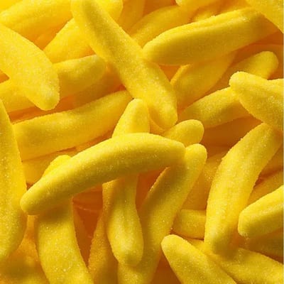 Bala de Gelatina Fini 15 g Bananas