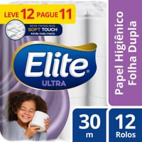 Papel Higiênico Elite Folha Dupla Lv 12