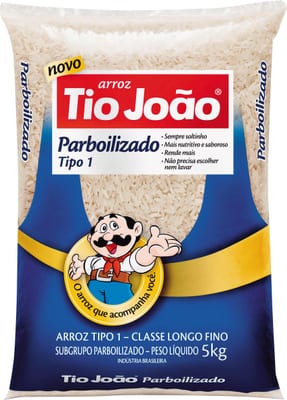 Arroz Tio Joao Parboilizado 5 kg