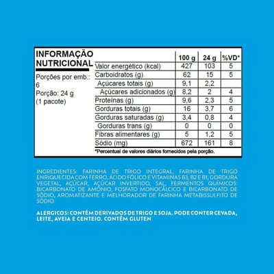 Biscoito Club Social Integal 144 g Tradicional
