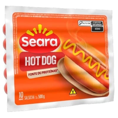 Salsicha Seara 500 g Defumada