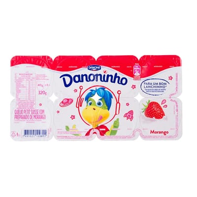 Petit Suisse Danoninho 320 g Morango