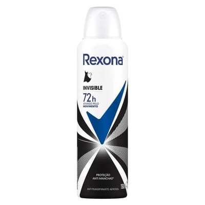 Desodorante Aerosol Rexona 150 ml Fem Invisible