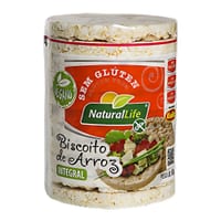 Bsct Intgrl D Arrz Natural Life 80 g Grande sem Glute