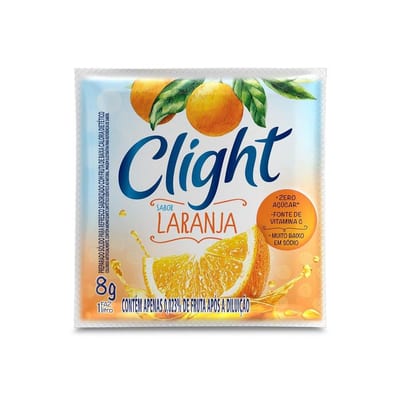 Refresco em Pó Clight 8 g Uva
