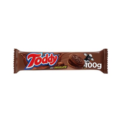 Biscoito Recheado Toddy 100g Choco e Morango
