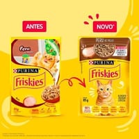 Ração Friskies 85g Peru Ao Molho Sache