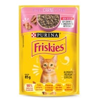 Ração Friskies 85g Filhotes Carne Ao Molho Sache