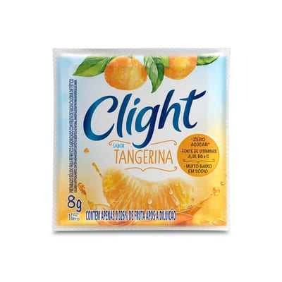 Refresco em Pó Clight 8 g Tangerina