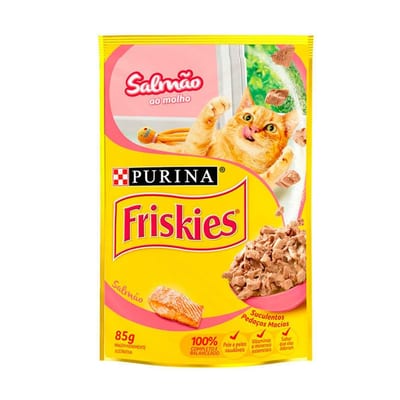 Ração Friskies Sache 85 g Peixe Bco Molho