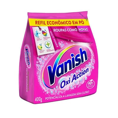 Tira Manchas Vanish Pó Refil 400 g Rosa